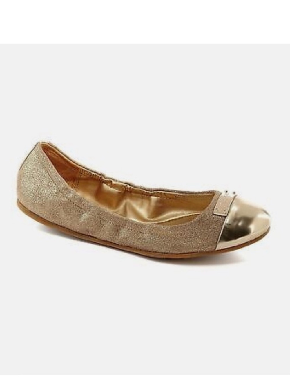 Coach | Darsi Metallic Gold Flats
